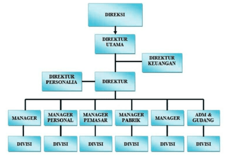 Contoh Struktur Organisasi Perusahaan